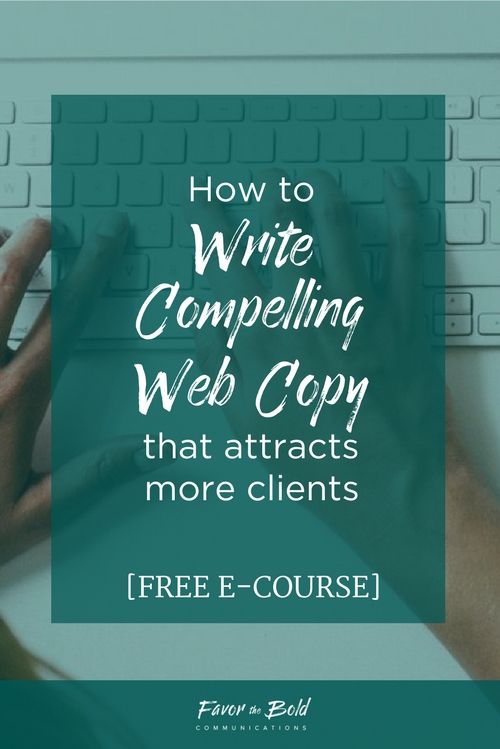 How to write copy for web